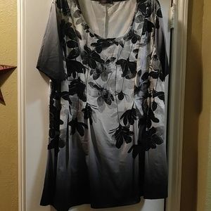 4x tunic smoky gray